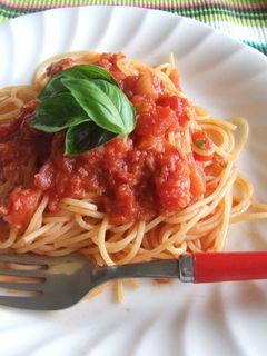 ほんのり甘い♪ツナのトマトソースパスタ-レシピのメイン写真