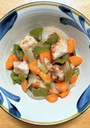 肉を揚げずに酢も使わない梅酢豚-レシピのメイン写真