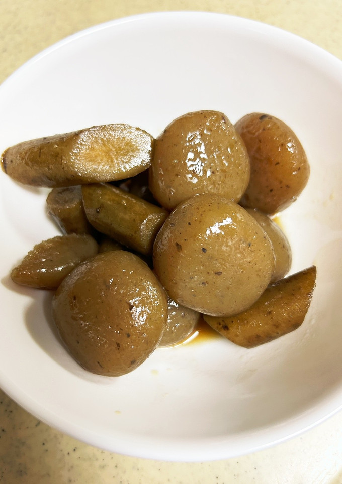 ごぼうとこんにゃくの煮物-レシピのメイン写真