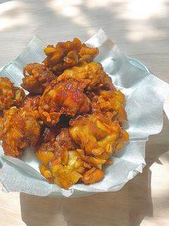 にんにくとシソの葉の鶏もも肉の唐揚げ-レシピのメイン写真
