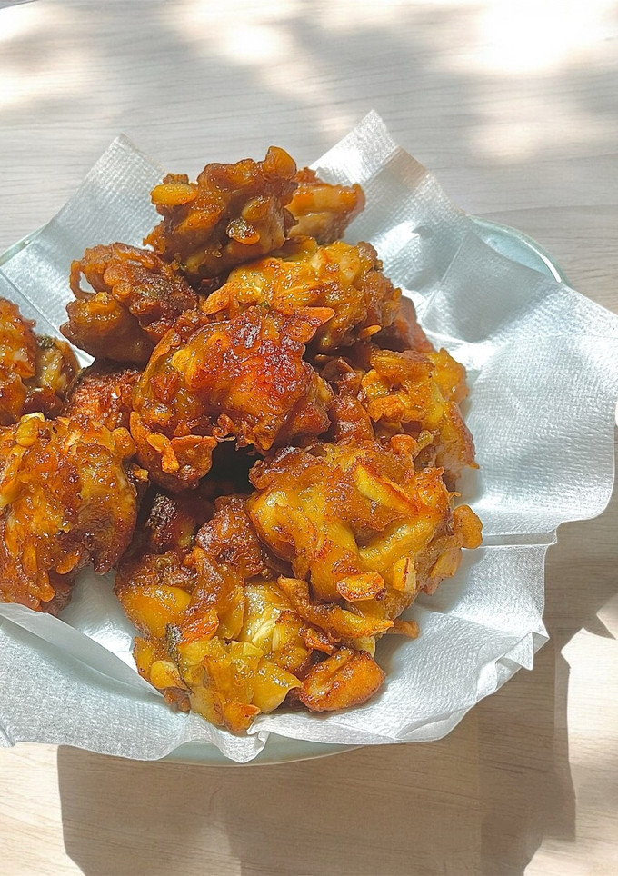 にんにくとシソの葉の鶏もも肉の唐揚げ-レシピのメイン写真