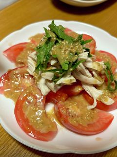 トマトと鶏むね肉の棒棒鶏☆-レシピのメイン写真