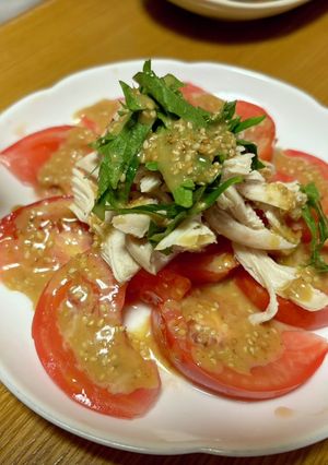 トマトと鶏むね肉の棒棒鶏☆-レシピのメイン写真