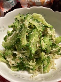 ゴーヤのしらす和え-レシピのメイン写真
