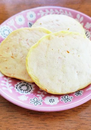 【離乳食】バナナ&にんじんパンケーキ-レシピのメイン写真