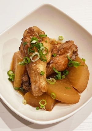 胡麻油香る、手羽元と大根のさっぱり煮-レシピのメイン写真