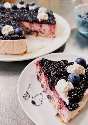 ブルーベリーたっぷり♪ムースケーキ-レシピのメイン写真