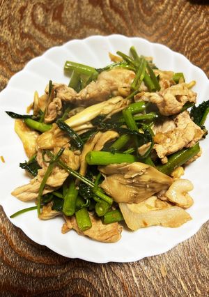 空心菜の炒め物-レシピのメイン写真
