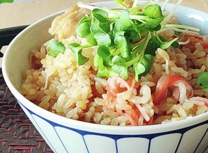 カニかま&エリンギ炊き込みご飯☆しいたけ-レシピのメイン写真