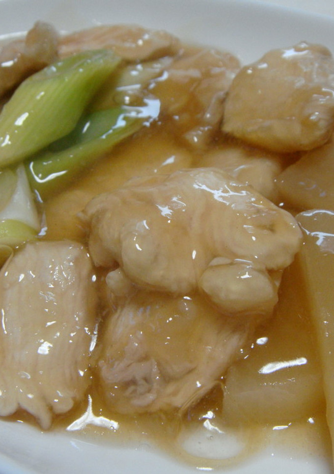 ホッとする～♪鶏むね肉の治部煮風-レシピのメイン写真
