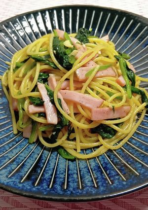ほうれん草の和風スパゲティ-レシピのメイン写真