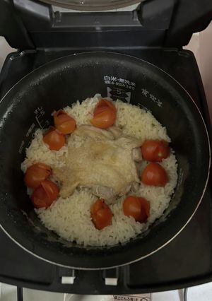 鶏肉トマトピラフ(洋風)-レシピのメイン写真