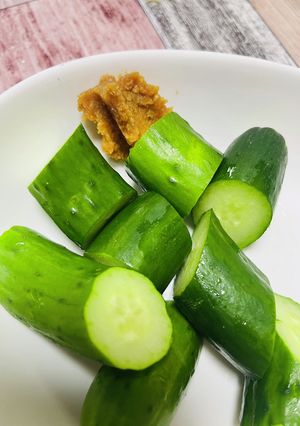 きゅうりと味噌だけ ズボラなつまみ-レシピのメイン写真