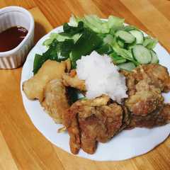 รูปของ 鶏の竜田揚げ　みぞれポン酢
