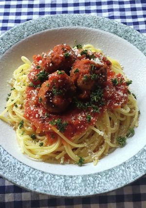 洋食屋さんの！ミートボールスパゲッティ♪-レシピのメイン写真