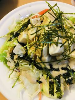 市販サラダ●韓国海苔の豆腐サラダ-レシピのメイン写真