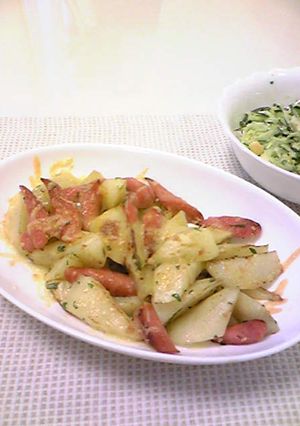 簡単！バジルとポテトのチーズ焼き-レシピのメイン写真