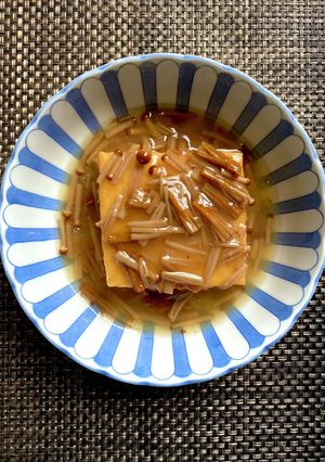 厚揚げの茶エノキえび出汁あんかけ-レシピのメイン写真