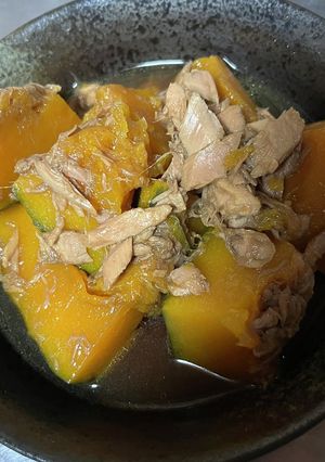 ろろんカボチャのツナの甘煮-レシピのメイン写真