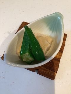 高野豆腐とオクラの煮浸し-レシピのメイン写真