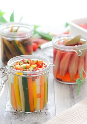 レンジで簡単！花椒香る夏野菜のピクルス-レシピのメイン写真