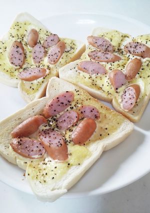 オヤジとトースト　時々貧乏-レシピのメイン写真