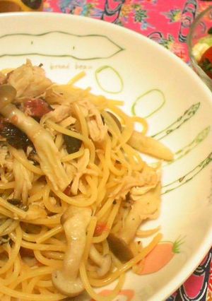 鶏しめじパスタ~梅風味~-レシピのメイン写真