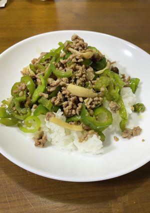 あやぷ用　ピーマン丼-レシピのメイン写真