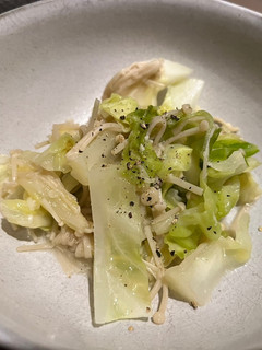 キャベツとエノキと白ネギの塩麹煮-レシピのメイン写真