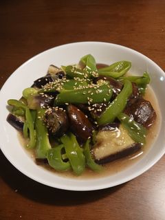 茄子とピーマンの白だし炒め-レシピのメイン写真