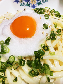 ふわふわめれんげの釜玉うどん-レシピのメイン写真