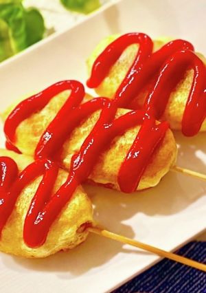HMで☆簡単揚げ焼きアメリカンドッグ-レシピのメイン写真