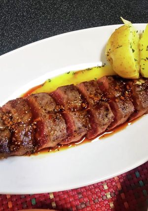 ヤムさん家のミスジステーキ焼き♪-レシピのメイン写真