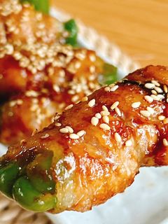 ポン酢で味付け☆肉巻きピーマン-レシピのメイン写真