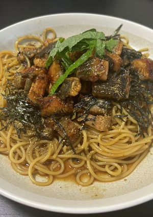 鰻丼より美味しい！鰻パスタ-レシピのメイン写真