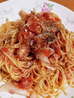 ☆節約に✩トマト缶とツナ缶で作るパスタ✩-レシピのメイン写真