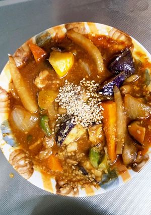 レンジ根菜茄子簡単コク旨トマト味甘酢酢豚-レシピのメイン写真