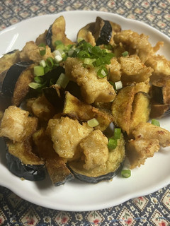 茄子と鶏肉の一口唐揚げ-レシピのメイン写真
