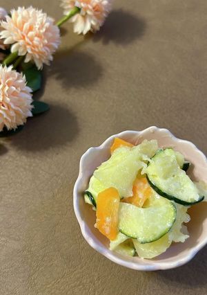 簡単！ズッキーニのポテトサラダ-レシピのメイン写真