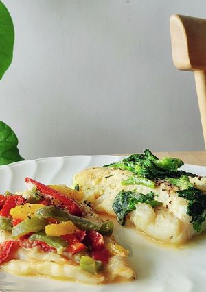 白身魚のホイル焼き☆味噌マヨ☆パプリカ-レシピのメイン写真