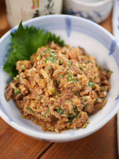 鯖缶(味噌煮)の美味しい食べ方☆なめろう-レシピのメイン写真