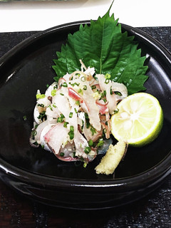 しまあじの薬味和え-レシピのメイン写真