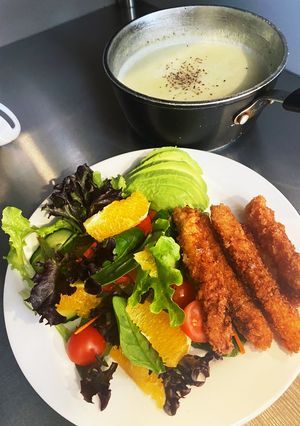 オレンジと葉っぱのサラダ-レシピのメイン写真