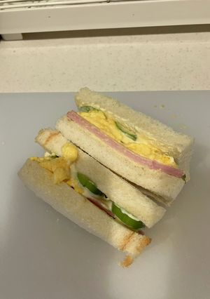 きゅうりサンドイッチです。-レシピのメイン写真