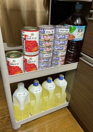 保存食材★マスキングテープ活用で一目瞭然-レシピのメイン写真