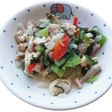 【保育園給食】鶏肉とこんにゃくの塩麴炒め
