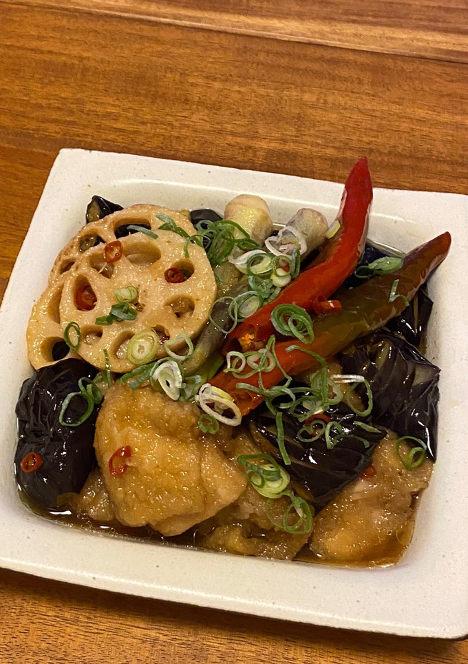 鶏もも肉と野菜の揚げ浸し-レシピのメイン写真