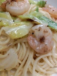 海老とキャベツのスパゲッティ-レシピのメイン写真