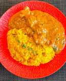 バターチキンカレーとターメリックライス③