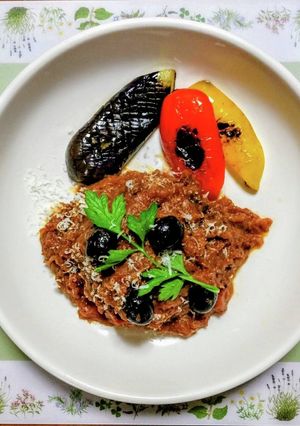 シチリア風トマト煮込みハンバーグ-レシピのメイン写真